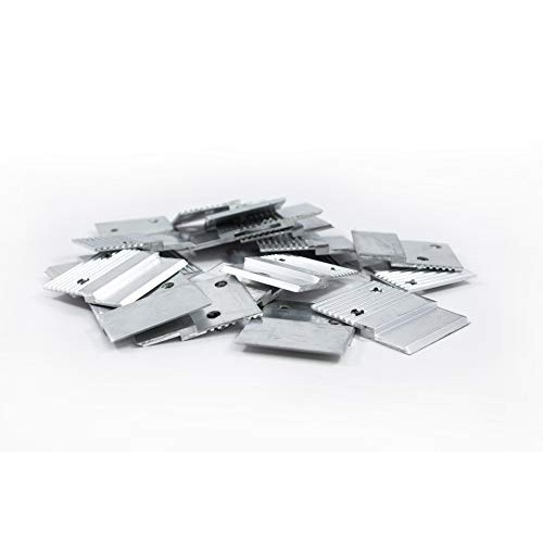 Orange Aluminum 1-1/2 Z-Clips - Interlocking French Cleats - Rect...