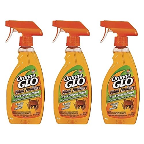 Orange Glo 640823841079 Pack of 3 Wood Furniture 2-in-1 Clean an...