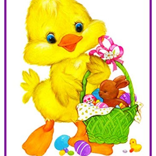 Orenco Originals Contemporary Easter Baby Duck Basket Counted Cros...