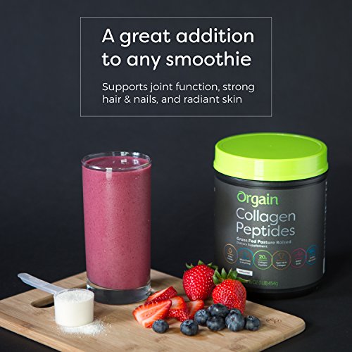 Orgain Grass Fed Pasture Raised Hydrolyzed Collagen Protein Powder...