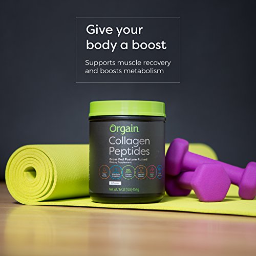 Orgain Grass Fed Pasture Raised Hydrolyzed Collagen Protein Powder...