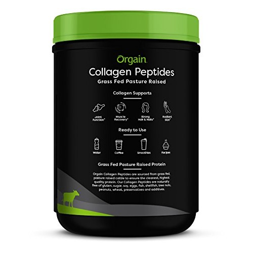 Orgain Grass Fed Pasture Raised Hydrolyzed Collagen Protein Powder...