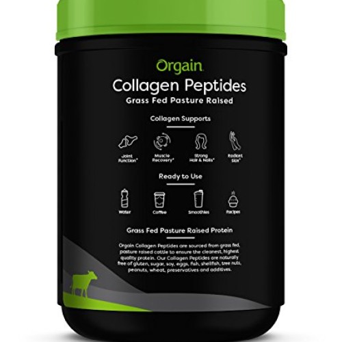 Orgain Grass Fed Pasture Raised Hydrolyzed Collagen Protein Powder...