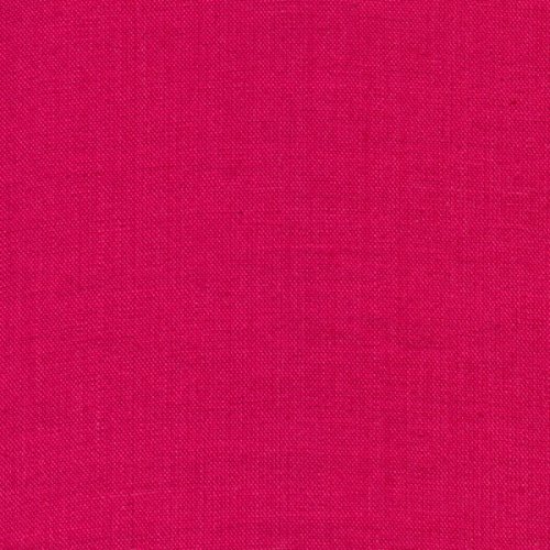 Organic Cotton Broadcloth Fabric - Fuschia - by The Yard