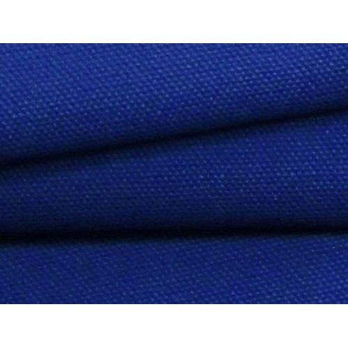 Organic Cotton Canvas Duck Fabric - Marine Blue - by The Yard