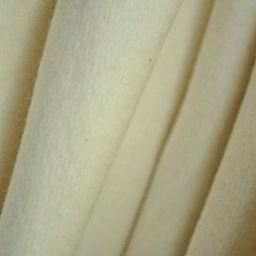 Organic Cotton Fleece Fabric - 12 Ounce - Natural - by The Yard