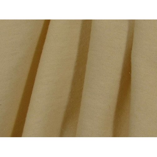 Organic Cotton Lightweight Flannel Fabric - Natural - 55 Inches Wi...