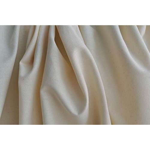 Organic Cotton Muslin Fabric - Natural - 10 Yards