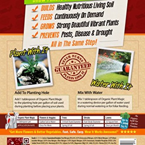 Plant Magic Plant Food 100% Organic Fertilizer - Easy to Use All P...