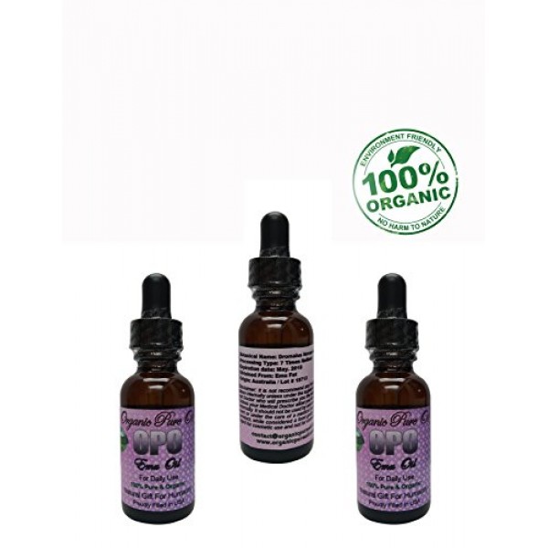Australian Emu Oil 7 Times Refined 1 oz – 100% Pure Natural Organi...