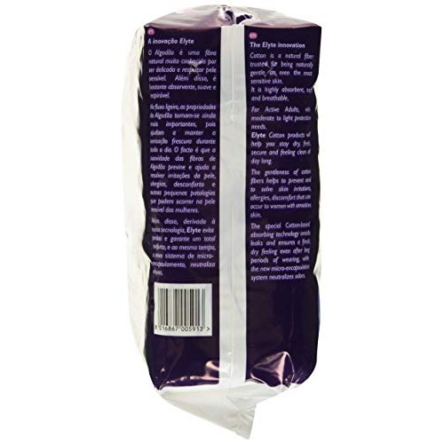 Elyte 100% Pure Cotton Bladder Control Pads-Sensitive Skin Safe, N...