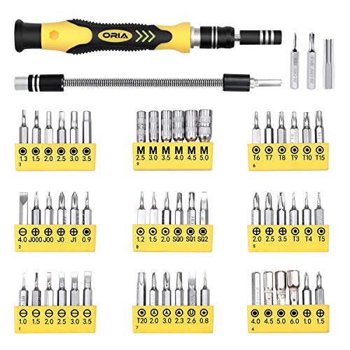 ORIA Precision Screwdriver Kit, 60 in 1 with 56 Bits Screwdriver S...