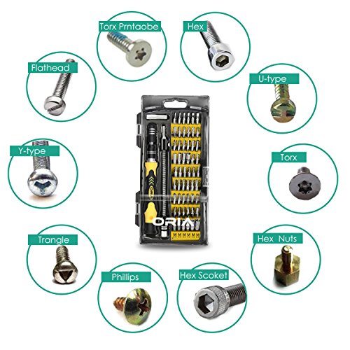 ORIA Precision Screwdriver Kit, 60 in 1 with 56 Bits Screwdriver S...