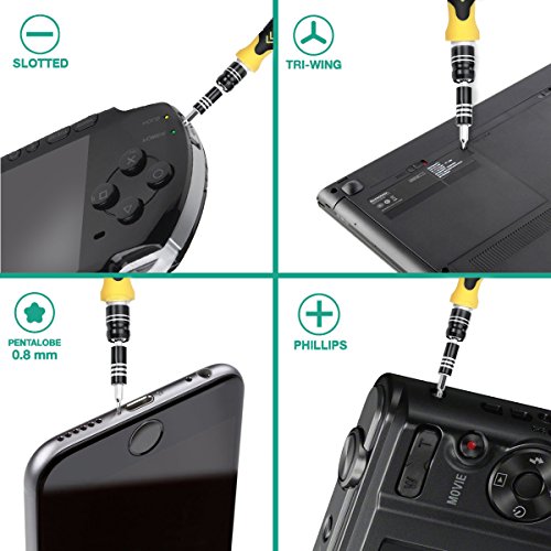 ORIA Precision Screwdriver Kit, 60 in 1 with 56 Bits Screwdriver S...
