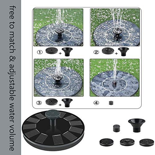 Oriflame Upgrade Solar Fountain,Solar Powered Fountain Pump for Bi...