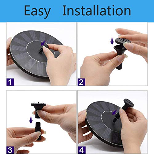 Oriflame Upgrade Solar Fountain,Solar Powered Fountain Pump for Bi...