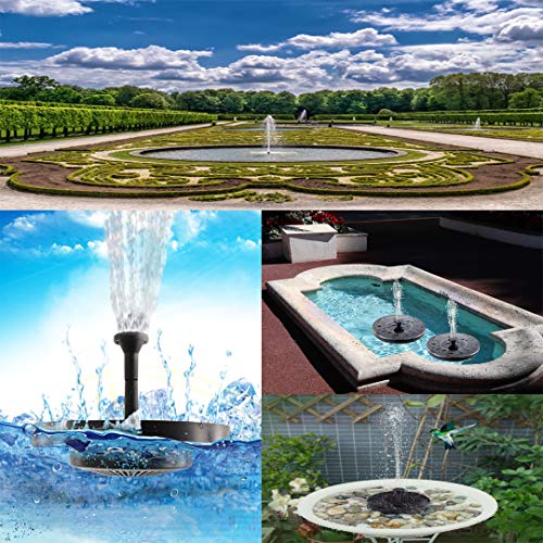 Oriflame Upgrade Solar Fountain,Solar Powered Fountain Pump for Bi...