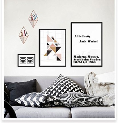 Originalidad Hanging Planter Ceramic & Geometric Wall Planter Cont...
