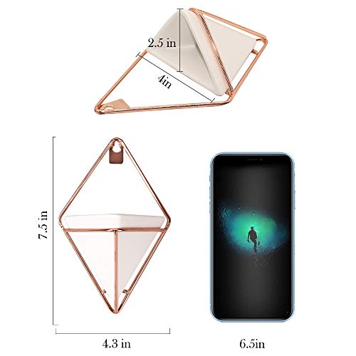 Originalidad Hanging Planter Ceramic & Geometric Wall Planter Cont...