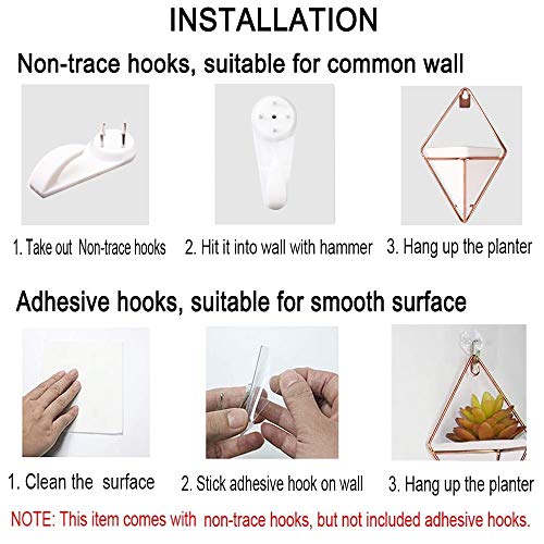 Originalidad Hanging Planter Ceramic & Geometric Wall Planter Cont...