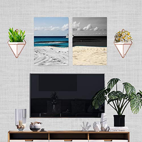 Originalidad Hanging Planter Ceramic & Geometric Wall Planter Cont...