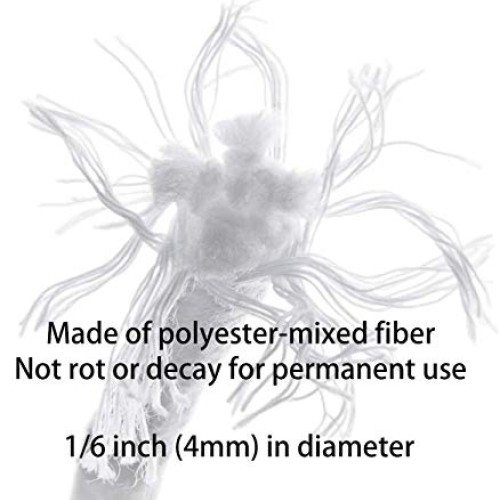 ORIMERC 30 feet 1/6 inch Self Watering Capillary Wick Cord Vacatio...
