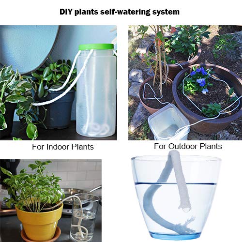 ORIMERC 50 feet 1/4 inch Self Watering Capillary Wick Cord Vacatio...