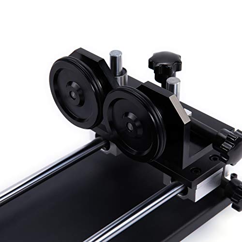 OMTech 4-Wheel Rotary Cutter and Engraver Attachment with Nema 23 ...