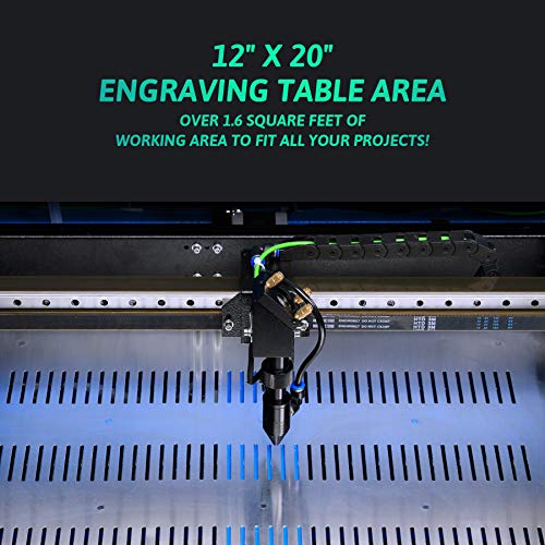 Orion Motor Tech 50W CO2 Laser Engraving Cutting Machine| 12 X 20...