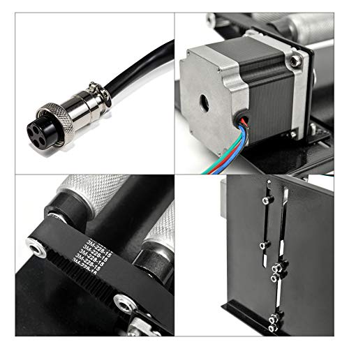 Rotary Axis Attachment for Laser Engraver Cutter Upgraded 2020 Mo...