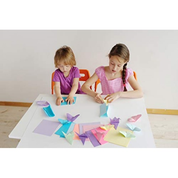 Oripup Origami Paper 200 Sheets for Arts and Crafts Colorful Proje...