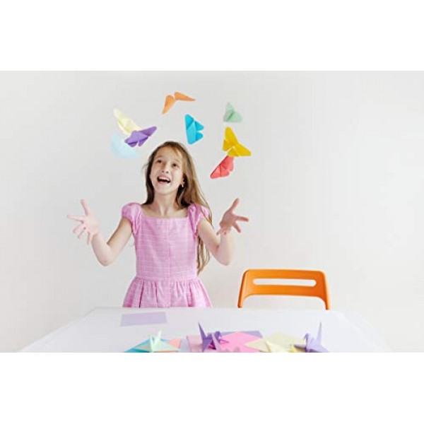 Oripup Origami Paper 200 Sheets for Arts and Crafts Colorful Proje...