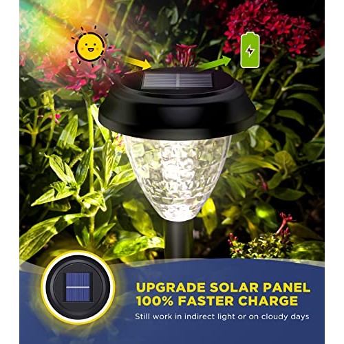 ornesign Ultra Bright Solar Outdoor Lights Decorative 10 Pack, 100...