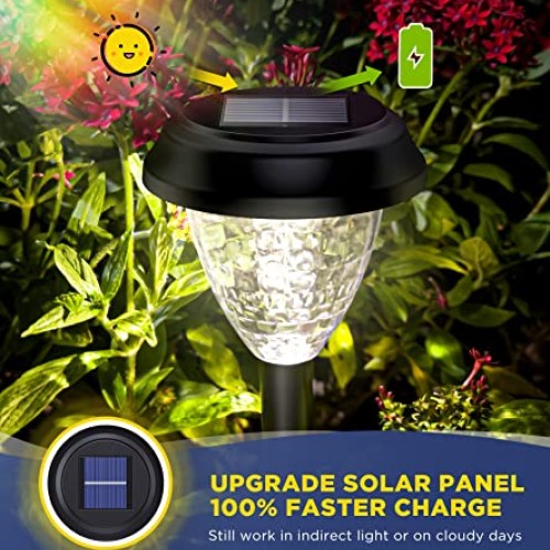 ornesign Ultra Bright Solar Outdoor Lights Decorative 10 Pack, 100...