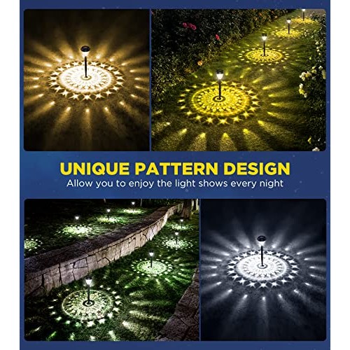 ornesign Ultra Bright Solar Outdoor Lights Decorative 10 Pack, 100...