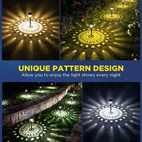 ornesign Ultra Bright Solar Outdoor Lights Decorative 10 Pack, 100...