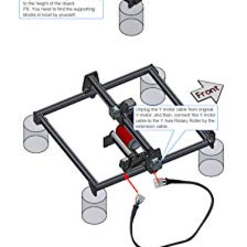 ORTUR Laser Master 2, Laser Engraver Y-axis Rotary Roller Engravin...
