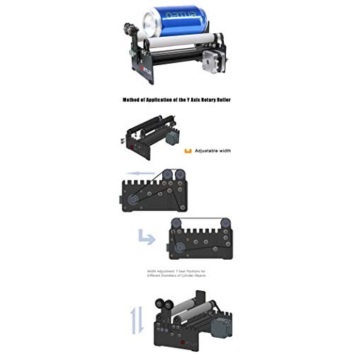 ORTUR Laser Master 2, Laser Engraver Y-axis Rotary Roller Engravin...
