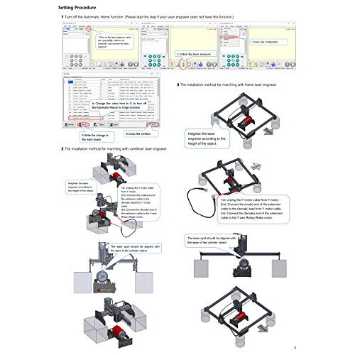 ORTUR Laser Master 2, Laser Engraver Y-axis Rotary Roller Engravin...