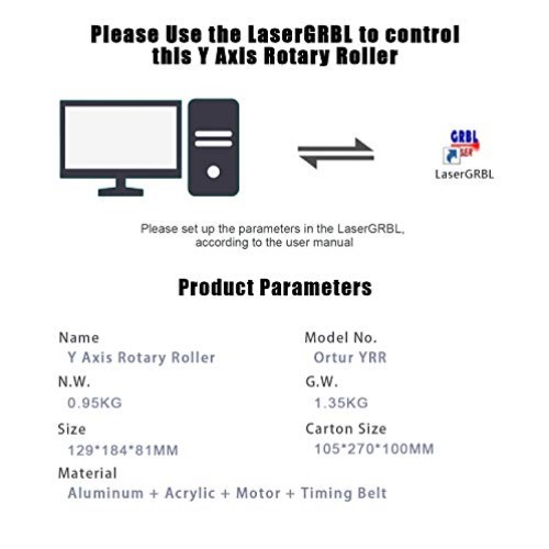 ORTUR Laser Master 2, Laser Engraver Y-axis Rotary Roller Engravin...
