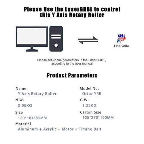 ORTUR Laser Master 2, Laser Engraver Y-axis Rotary Roller Engravin...