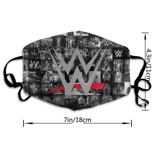 Wwe Balaclava Windproof MenS WomenS Face Mask Dustproof Mouth Co...