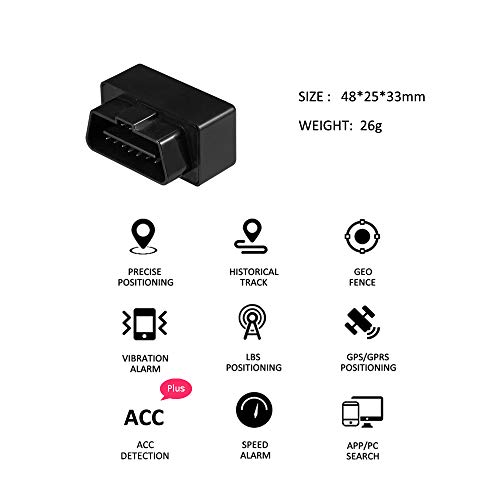 Osmewy OBD Car GPS Tracker for Vehicle GPS Tracking Device Bus Tru...