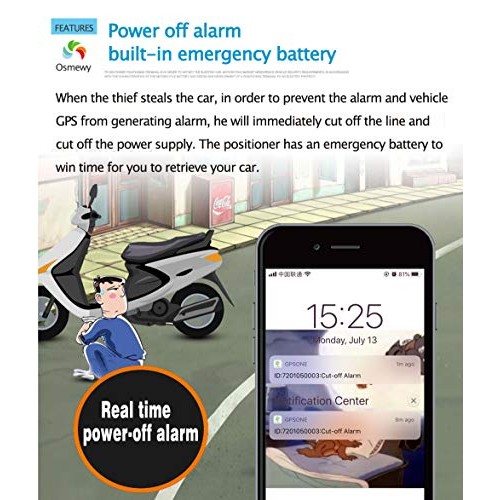 Osmewy OBD Car GPS Tracker for Vehicle GPS Tracking Device Bus Tru...