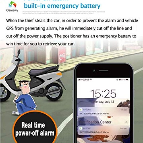 Osmewy OBD Car GPS Tracker for Vehicle GPS Tracking Device Bus Tru...