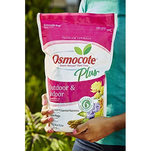 Osmocote 274850 Smart-Release Plant Food Plus Outdoor & Indoor, 8 lbs