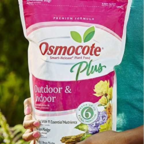 Osmocote 274850 Smart-Release Plant Food Plus Outdoor & Indoor, 8 lbs