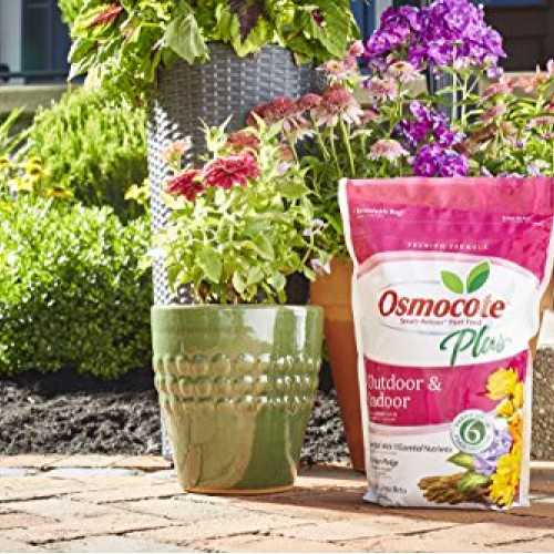 Osmocote 274850 Smart-Release Plant Food Plus Outdoor & Indoor, 8 lbs
