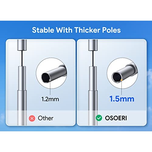 Beach Tent Sun Shelter, Osoeri 10 x 10ft Camping Beach Shade UPF50...