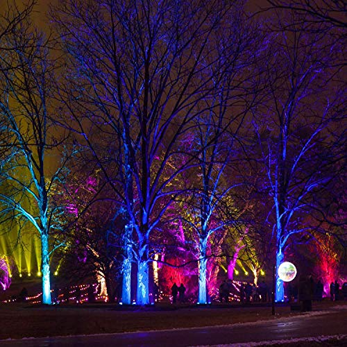 Smart RGB LED Flood Lights Outdoor, Color Changing Lighting APP an...